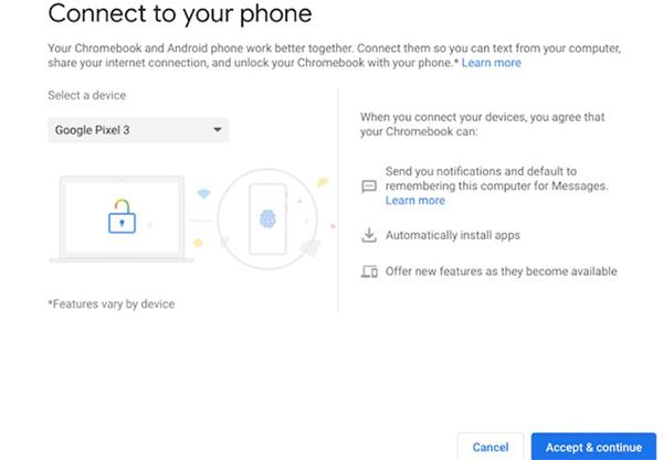 Come sbloccare il Chromebook con il telefono Android