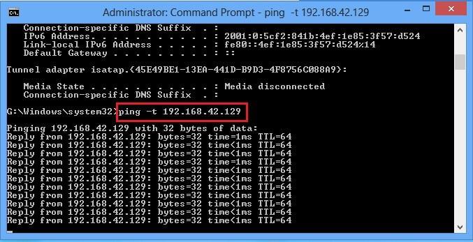 Accélérez la connexion Internet à l'aide des commandes CMD sous WindowsXP/7/8/8.1