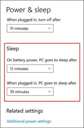 Comment désactiver le mode veille automatique sur Windows 10 ?