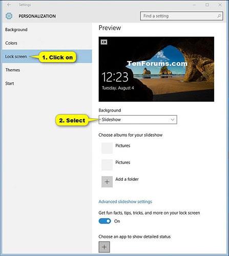 Comment changer l'arrière-plan de l'écran de verrouillage dans Windows 10