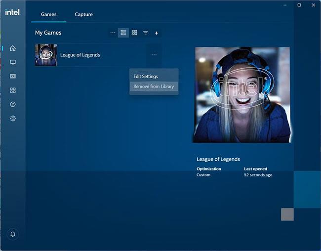 Come aggiungere/rimuovere giochi da Intel Graphics Command Center su Windows