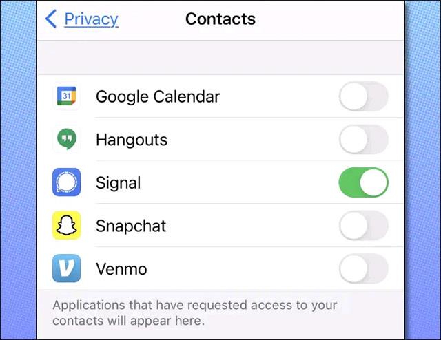 Come verificare quali app accedono ai tuoi contatti su iPhone