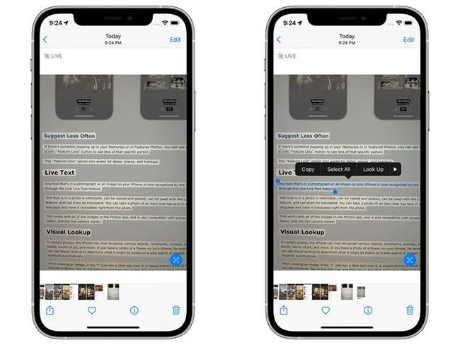 Nuove funzionalità nell'app Foto su iOS 15