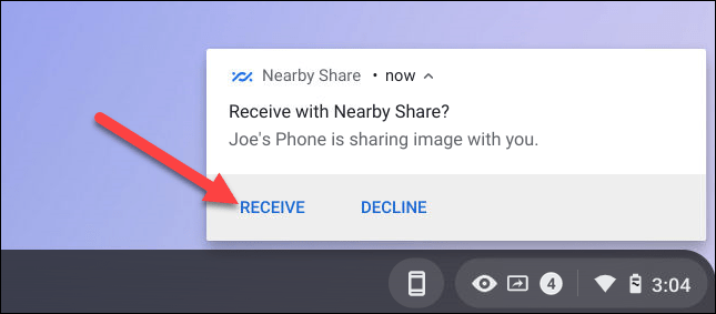 Как использовать функцию Nearby Share на Chromebook