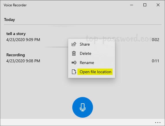 Come accedere e utilizzare l'applicazione Registratore vocale in Windows 10