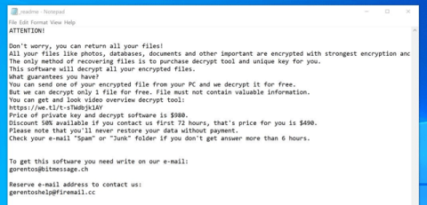 Comment supprimer le ransomware qui crée des fichiers .bora