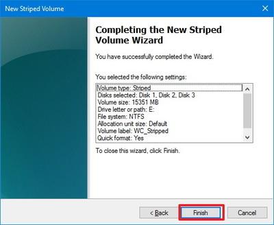 Comment combiner plusieurs disques durs en un seul volume sous Windows 10