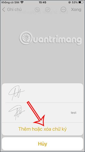 Come inserire una firma nelle note su iPhone