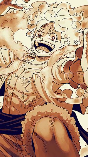 Fond d'écran Luffy Gear 5, fond d'écran Luffy God Nika