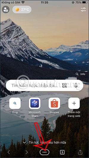 如何在 iPhone 上開啟 Microsoft Edge 的黑色背景