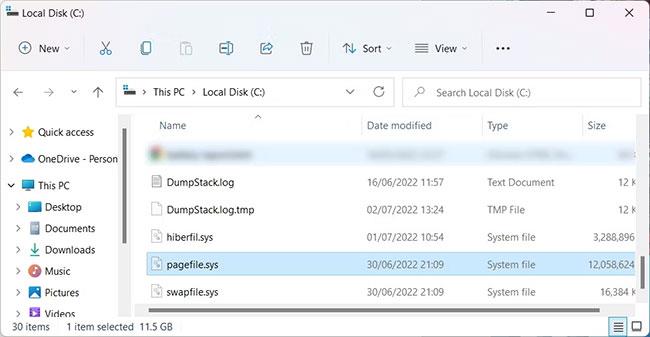 Was ist Pagefile.sys und sollte es deaktiviert werden?