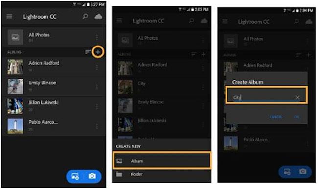 Android で Lightroom を使用する方法