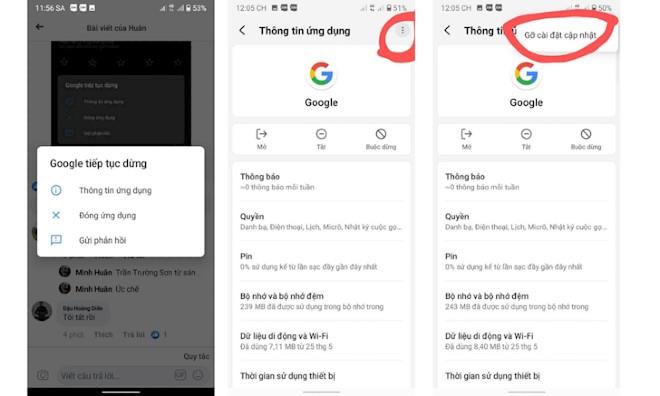 Come correggere l'errore di arresto di Google su Android