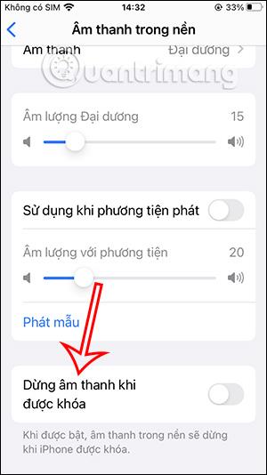 Comment activer le son de fond depuis l'écran d'accueil de l'iPhone