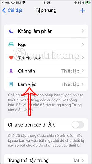 Comment définir l'écran de verrouillage du mode Focus sur iPhone