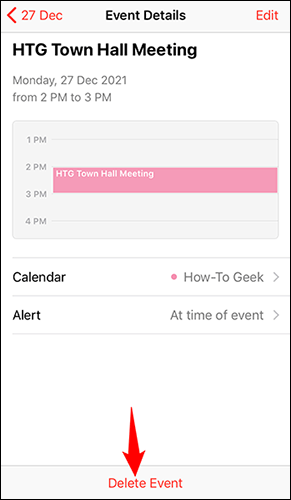 Come eliminare gli eventi del calendario su iPhone