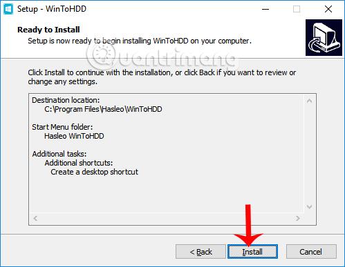 Come installare Windows utilizzando WinToHDD senza USB o DVD