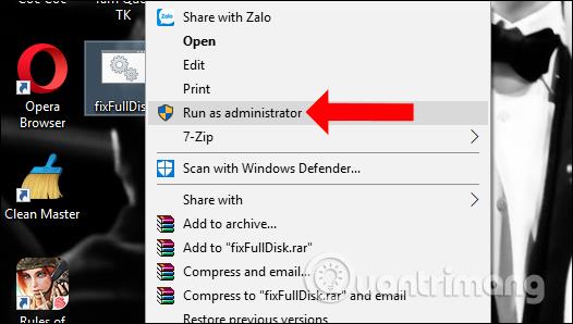 Windows 10 전체 디스크 오류를 해결하기 위해 BAT 파일을 만드는 방법