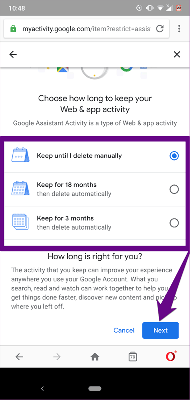 Come eliminare la cronologia dell'Assistente Google su Android