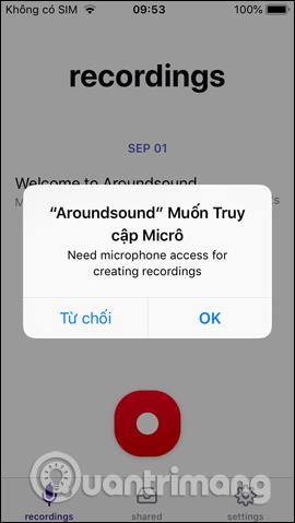 Come utilizzare Aroundsound per registrare l'audio sul tuo telefono