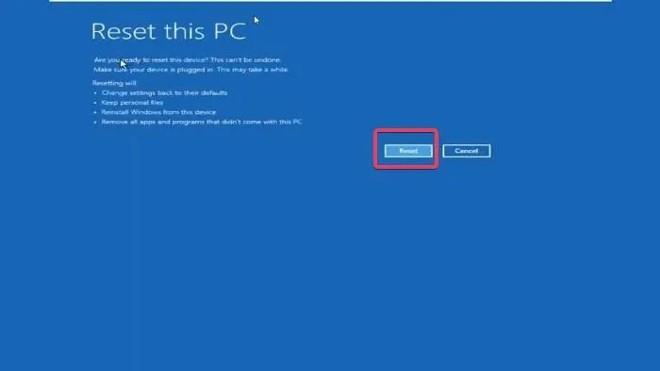 Comment réinitialiser Windows 11 aux paramètres d'usine lorsque vous oubliez votre mot de passe