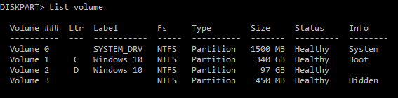 Voici comment supprimer la partition de récupération et la partition de récupération de 450 Mo sous Windows 10