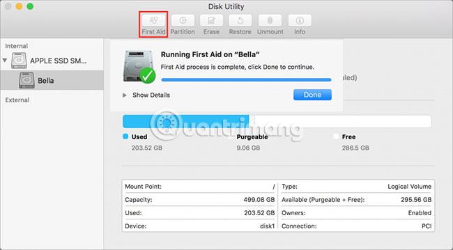 Réparez les disques durs Mac avec la fonction Premiers secours de Disk Utility