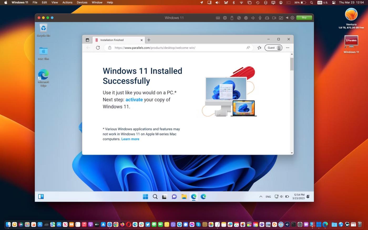 Anweisungen zum Ausführen von Windows 11 auf dem Mac