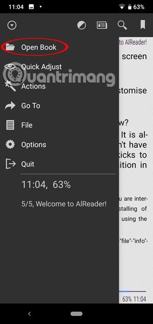 Instructions pour combiner Alreader et Text to Speech pour écouter et lire des livres sur Android