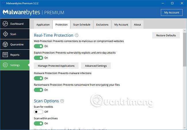 Rimuovi efficacemente i virus con il software Malwarebytes Premium