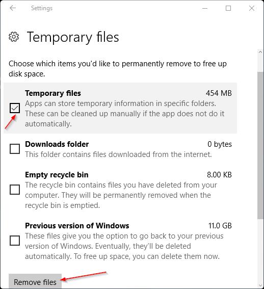 Alcuni suggerimenti per liberare spazio sul disco rigido del computer Windows 10