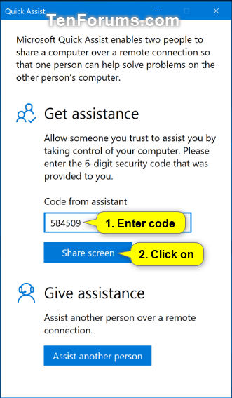 Come ottenere supporto remoto con l'app Quick Assist in Windows 10