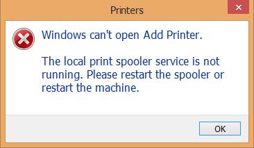 Correction d'une erreur Le service de spouleur d'impression ne fonctionne pas sous Windows 10, 8.1, 7
