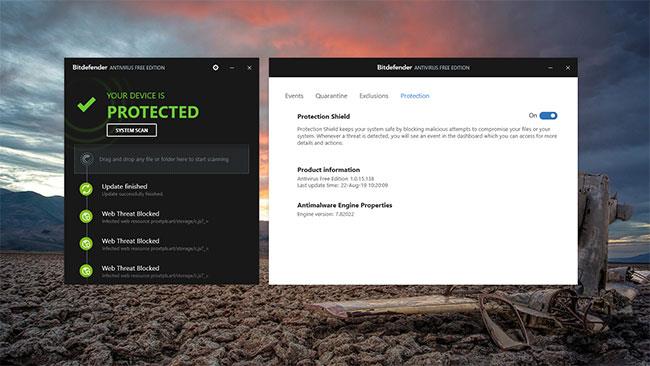 Recensione di Bitdefender Antivirus Free Edition: compatto, completo di funzionalità