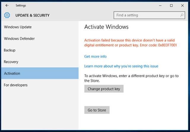 Comment installer et utiliser Windows 10 sans clé de produit