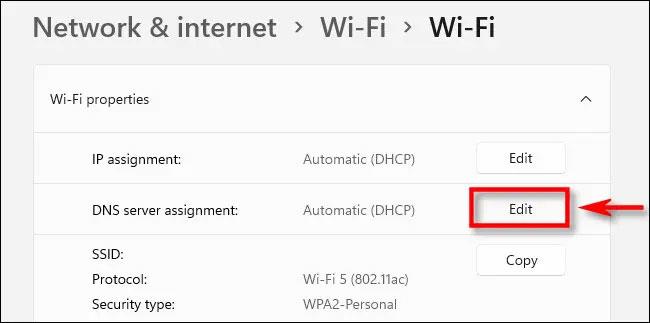 Comment changer de serveur DNS sur Windows 11