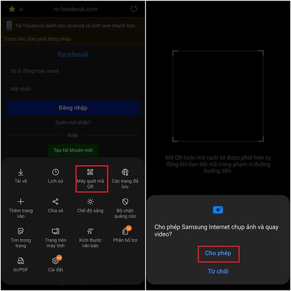 Comment activer la numérisation du code QR sur Samsung Internet