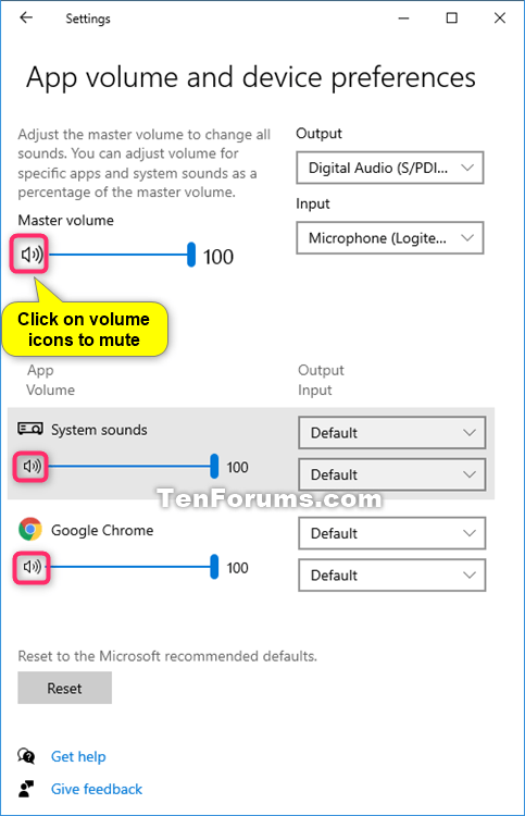 Come disattivare/attivare il volume in Windows 10