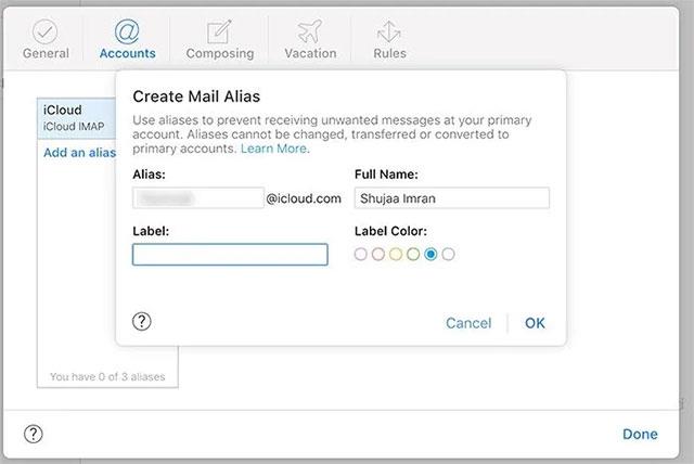 Come creare nickname e alias per la posta elettronica di iCloud