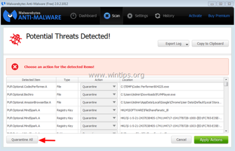 Rimuovere completamente ladware Network Packet Analyser