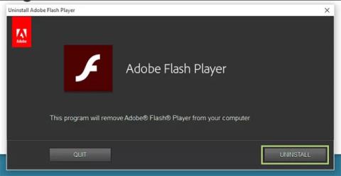 Come disinstallare completamente Adobe Flash in Windows 10