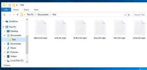 Avertissement concernant Sqpc Ransomware, appartenant à la famille STOP/Djvu