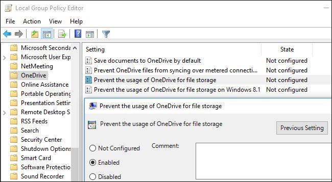 Действия по отключению или полному удалению приложения OneDrive в Windows 10