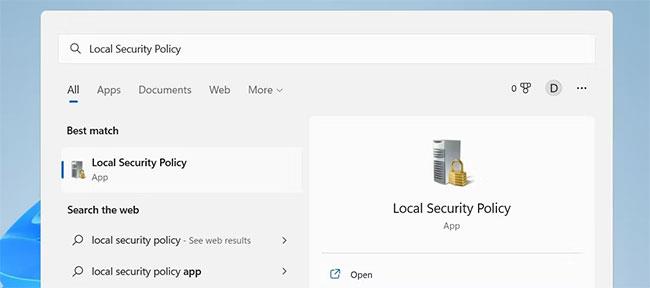 Come aprire i criteri di sicurezza locali in Windows 11