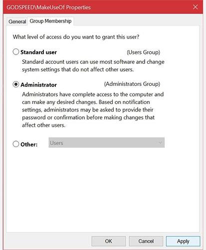 4 façons de changer le type de compte utilisateur dans Windows 10