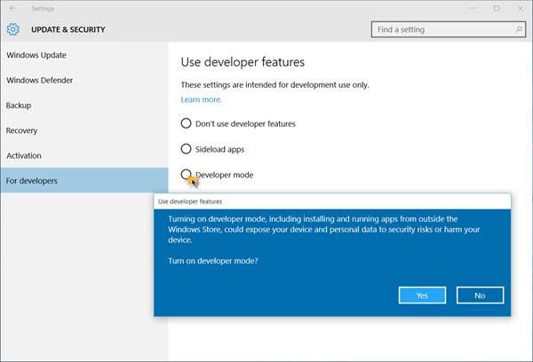 Windows 10 の開発者モードとは何ですか?このモードを有効にするにはどうすればよいですか?