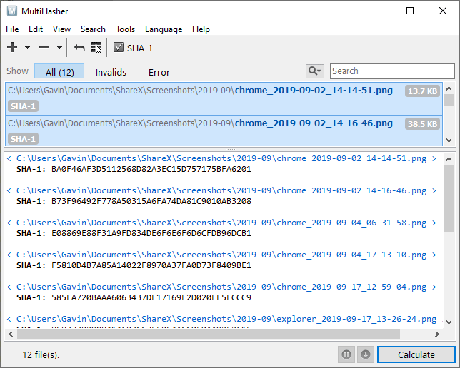 6 logiciels gratuits de vérification de code de hachage pour vérifier l'intégrité des fichiers