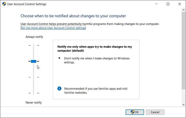 Come risolvere l'errore Questa app non può essere attivata quando l'UAC è disabilitato su Windows
