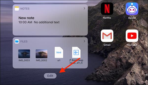 Comment personnaliser les widgets sur iPad