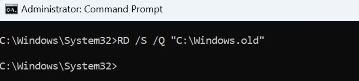 Windows 11에서 Windows.old 폴더를 삭제하는 방법